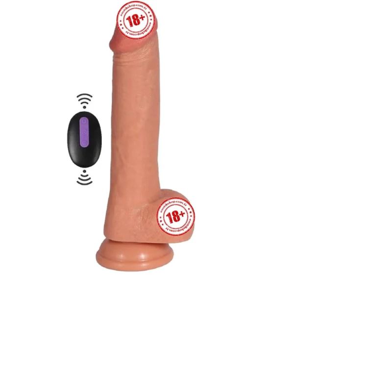 Shequ Sean Vibrating Dildo 20 Mod Titreşimli Realistik Penis 22 cm 