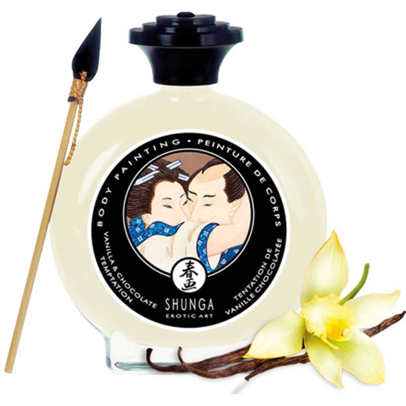 Shunga Edible Body Paint 100 ml Vanilyalı Vücut Boyası