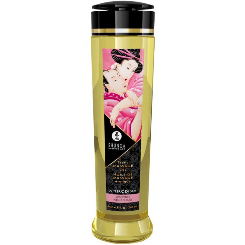 Shunga Erotic Massage Oil 240 Ml Rose Aromalı Masaj Yağı