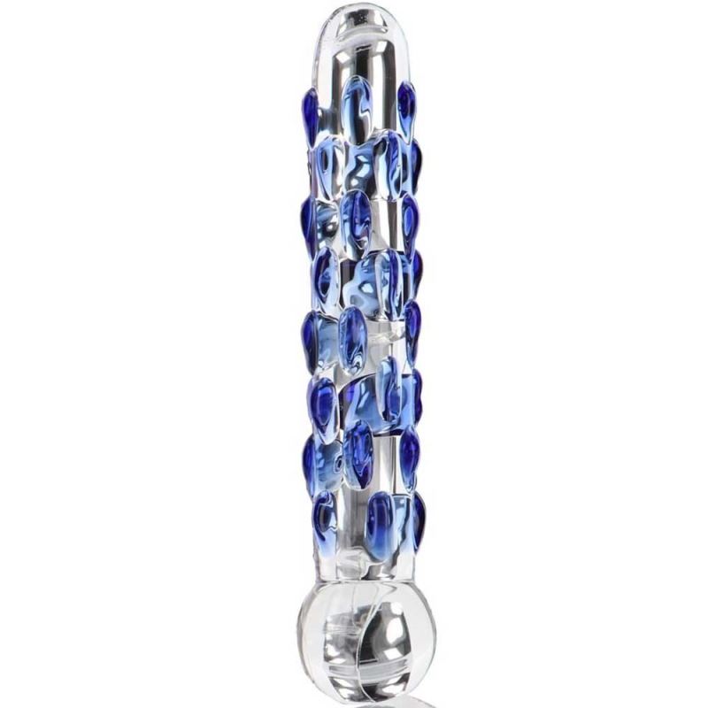 ToyJoy Glass Worxx By Diamond Dazzler Burgulu Cam Dildo