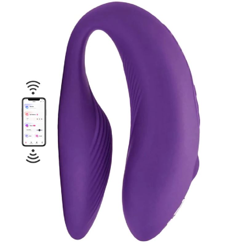 We-Vibe Chorus Çiftlere Özel Telefon Kontrollü Partner Vibratör-Purple