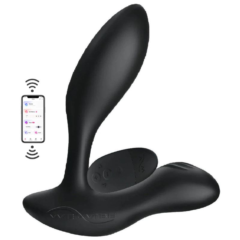 We-Vibe Vector+ Akıllı Telefon Uyumlu Prostat Masaj Vibratör-Black