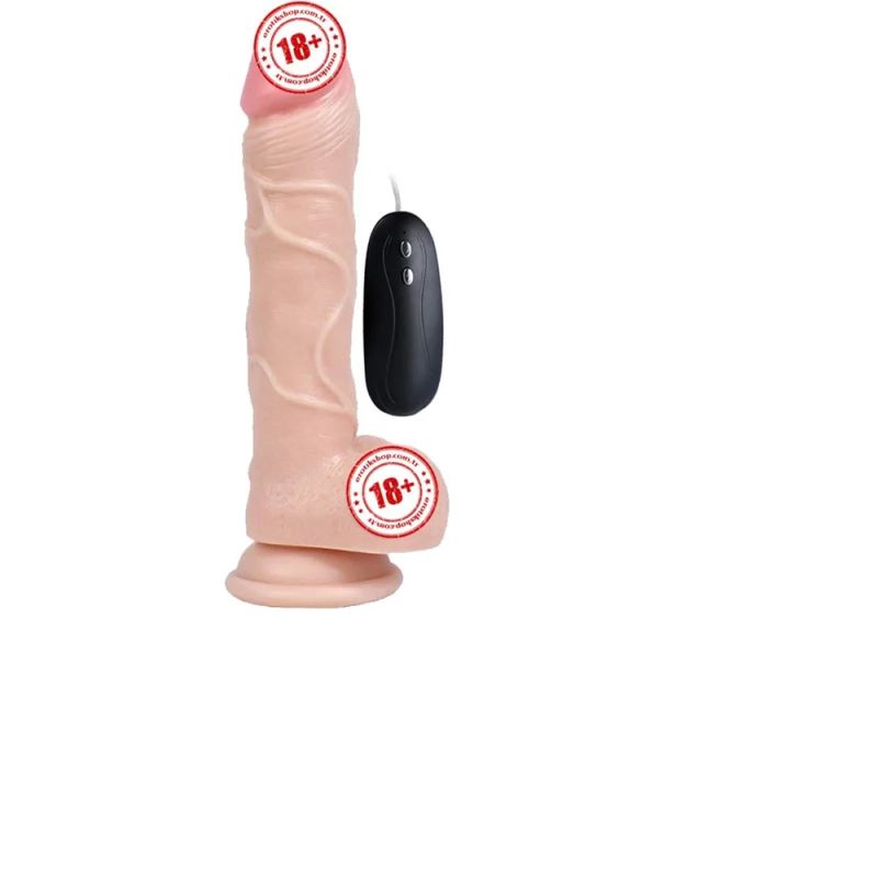Xise Dildo Series Beat 19 cm Titreşimli Realistik Penis 