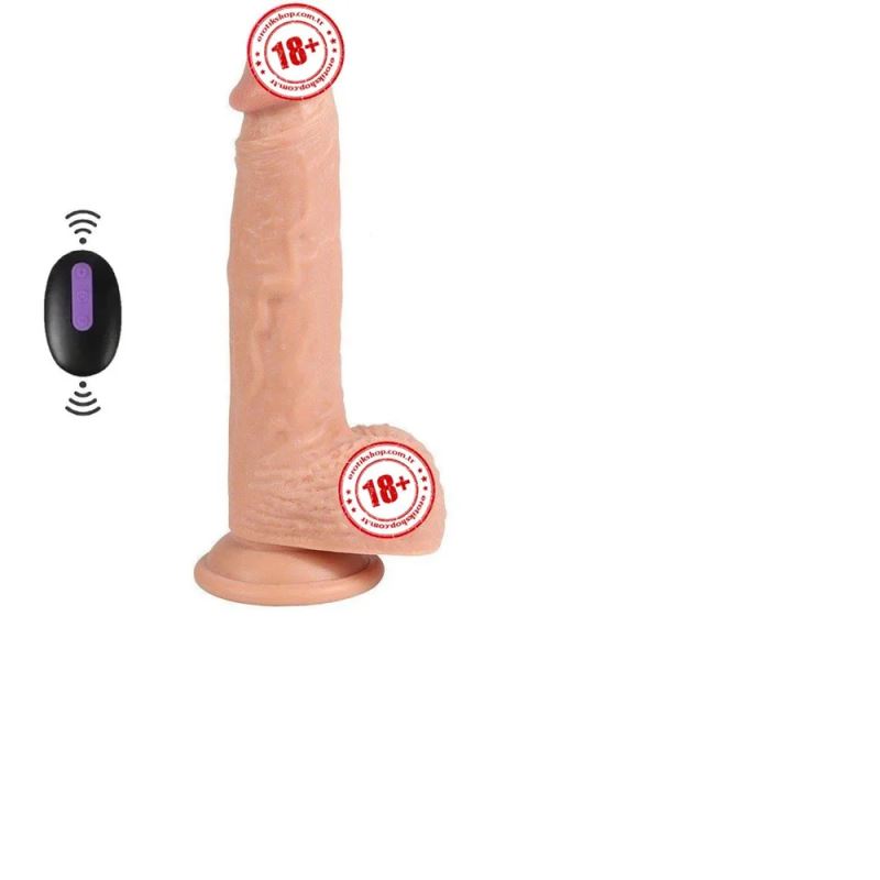 Xise Dildo Series Dean 21 cm 20 Modlu Uzaktan Kumandalı Şarjlı Realistik Penis 