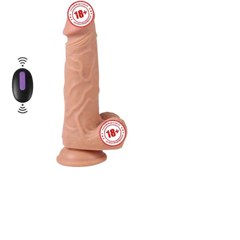 Xise Dildo Series Hansen 21 cm Uzaktan Kumanda Şarjlı Penis 