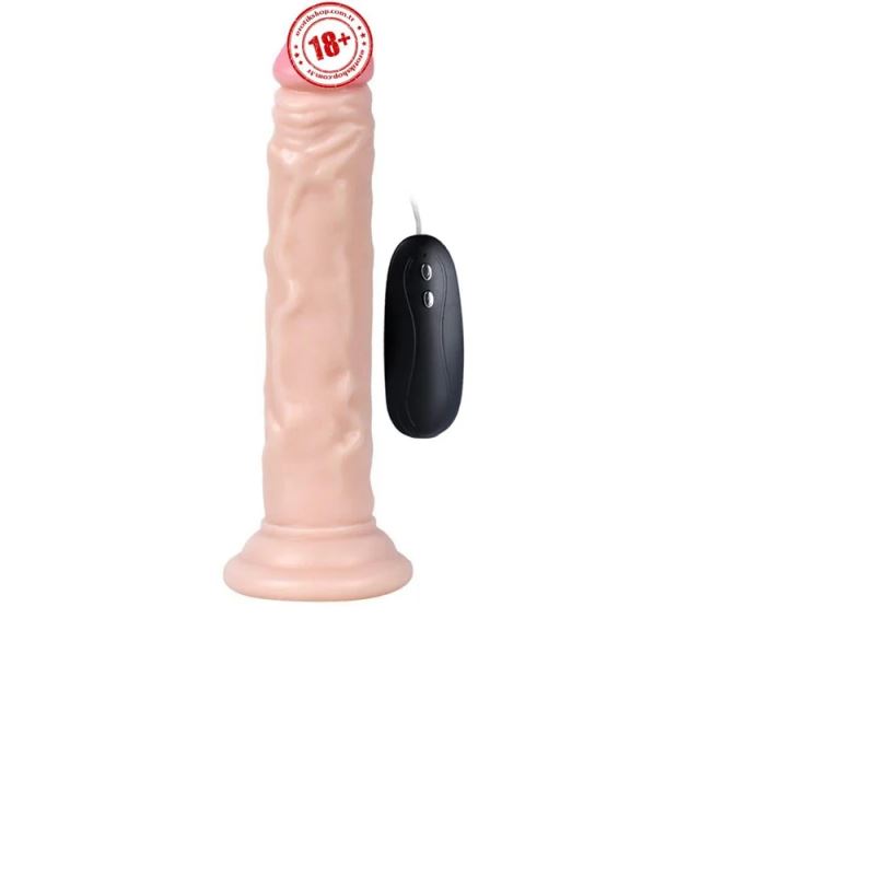 Xise Dildo Series Naturo 18.5 cm Titreşimli Realistik Penis 