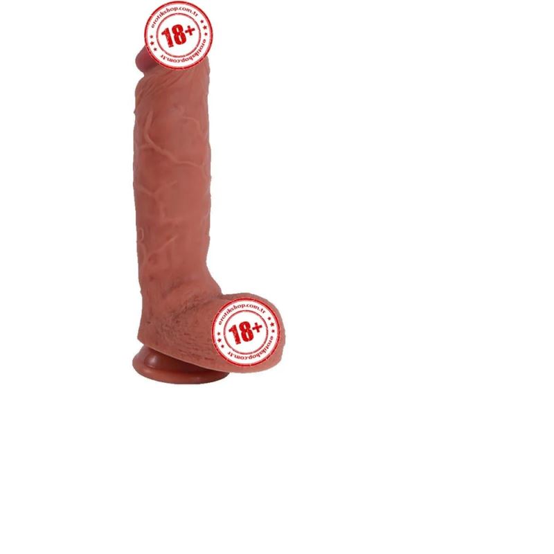 Xise Dildo Series Spartacus Dual Layered Çift Katmanlı Gerçekçi Penis 24 cm 