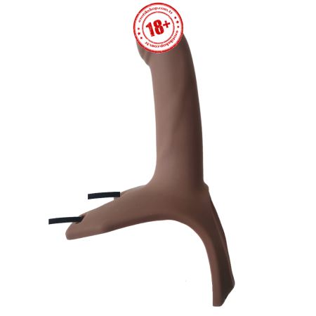 Aphrodisia Hollow Strap-On 6.7 İnch İçi Boş Belden Bağlamalı Penis-Brown