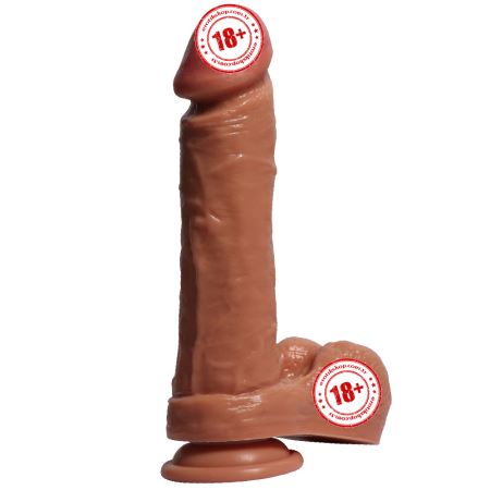 Dildo Series Desert Wolf 21 cm Et Dokulu Realistik Penis XS-WBD10036