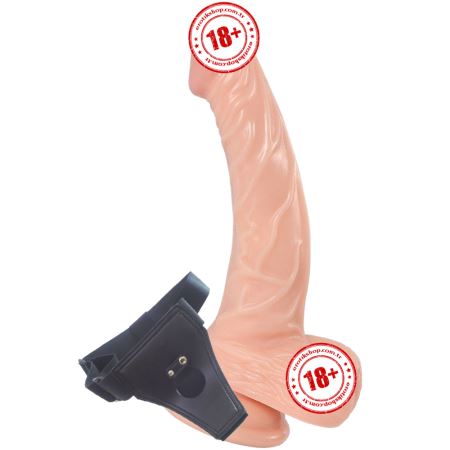 Dildo Series Dick 18.5 Curved Kemerli Realistik Dildo