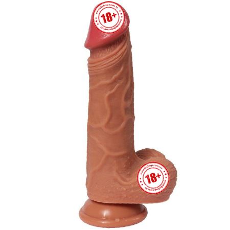 Dildo Series Hans Dual Layered 21 cm Realistik Dildo SQ-WBD10012