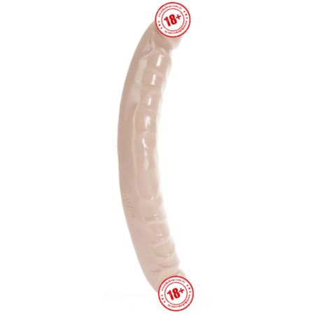 Doc Johnson Classic Jr. Double-Ended Dildo Çift Taraflı 30 cm Penis-Flesh