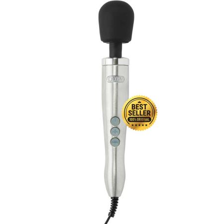 Doxy Die Cast Wand Massager Silver Güçlü Masaj Vibratör