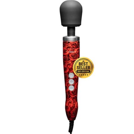 Doxy Türkiye - Doxy Die Cast Wand Massager Rose Pattern Masaj Vibratör