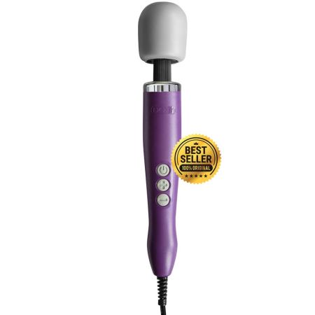 Doxy Wand Massager Purple Güçlü Masaj Wand Vibratör