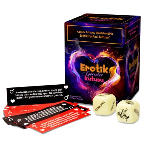 Erotica Sex Play Erotik Görevler İçeren Seks Kutusu 