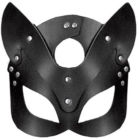 Erox Fetish Fantasy Fetish Gear Cat Mask Black Kedi Kız Maskesi