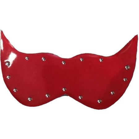 Erox Fetish Fantasy Series Eye Mask Kırmızı Deri Göz Maskesi