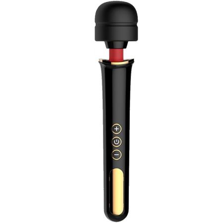 Erox Magic Wand Sisi Massager Şarjlı Masaj Wand Vibratör-Black