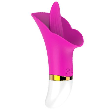 Erox Sex Massager Tongue Vibe Pink Klitoral ve Vajinal Dil Vibratör