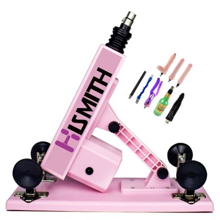 Hismith Sex Machine Pink Bundle For Women Otomatik Seks Makinesi