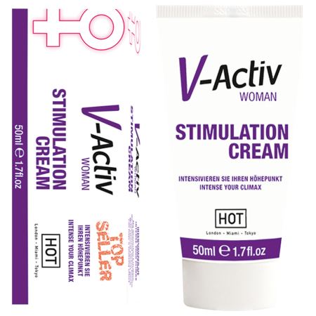 Hot V-Activ Women Bayanlara Özel Vajinal Krem 50 ml