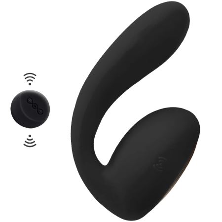 Lelo Ida Remote Control Couple Rotating Massager Vibrator-Black