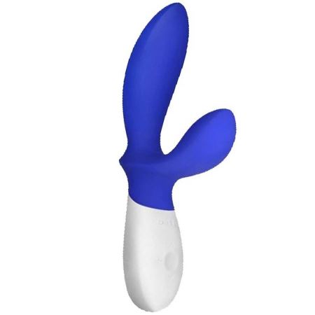 Lelo Loki Wave Prostate Massager Rabbit Vibrator - Federal Blue