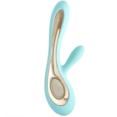 Lelo Soraya 2 Silicone Dual Stimulation Rabbit Vibrator-Aqua