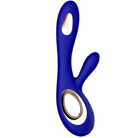 Lelo Soraya Wave Dual-Action Hareketli Rabbit Vibratör-Midnight Blue