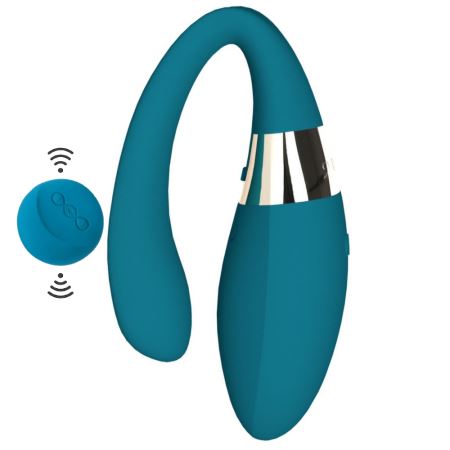 Lelo Tiani Duo Dual-Action Couple`s Massager Partner Vibratör-Ocean Blue