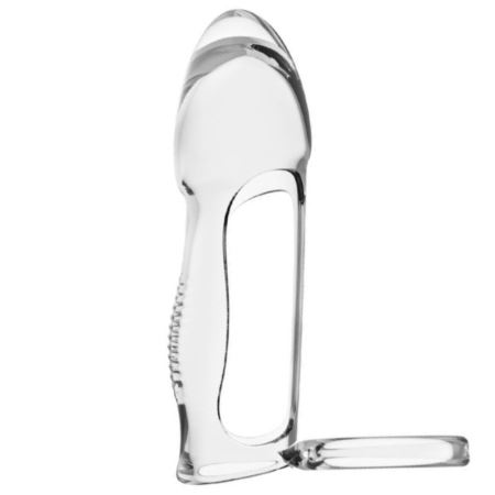 Leten Crystal Penis Sleeve Medical Silicone G Point Penis Kılıfı