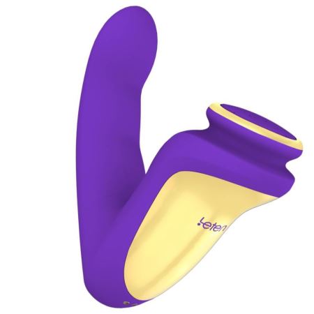 Leten Finger Medical Silicone Isıtılabilir G-Spot Orgazm Vibratör-Purple