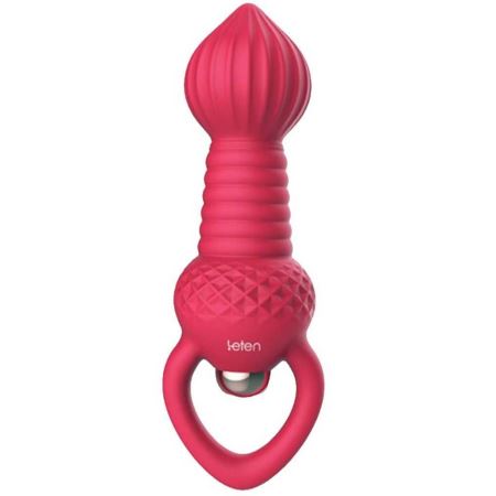 Leten Solo Series Red 10 Modlu Flexible Anal Vibratör