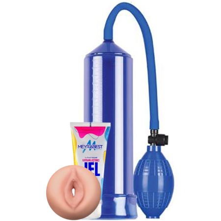 LoveShop Pump Dream Blue Vajinalı Penis Pompası ve Jel