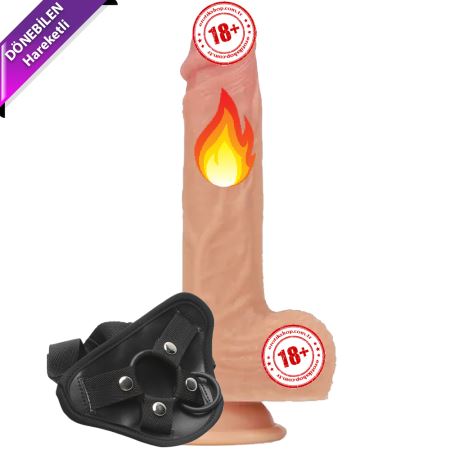 Lovetoy Nature Cock Liam Dönebilen Hareketli 22 cm Kemerli Realistik Penis