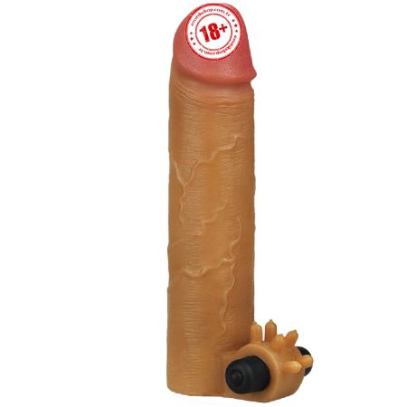 Lovetoy Nature Extender 5 cm Dolgulu Titreşimli Penis Kılıfı LV414101B