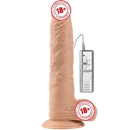 Lovetoy Real Extreme Vibrating Dildo 24 cm Realistik Vibratör LV350042-1