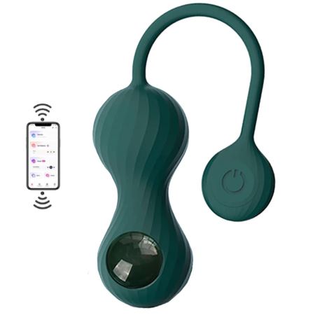 Magic Motion Crystal Duo Smart Kegel Vibrator With Weight Set