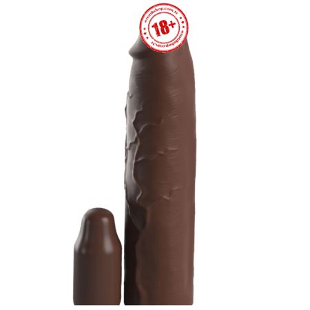 Pipedream Fantasy X-Tensions Elite 3 İnch Longer Brown Penis Sleeve Amerikan Penis Kılıfı