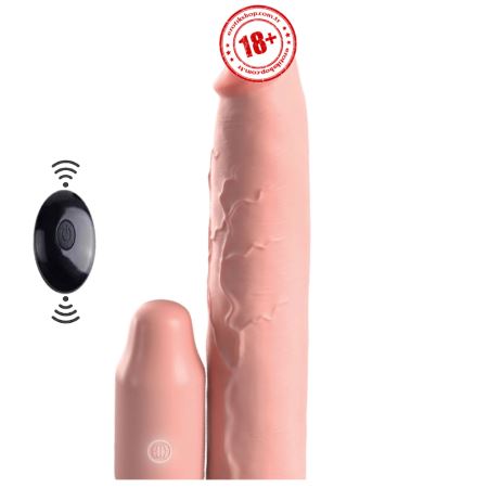 Pipedream Fantasy X-Tensions Elite 3 İnch Vibrating Remote Sleeve Penis Kılıfı