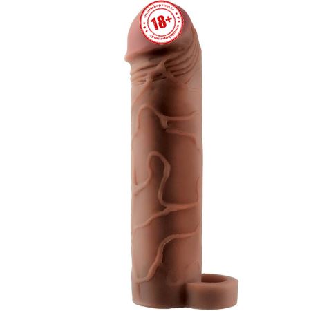 Pipedream Fantasy X-Tensions Perfect 2`` Brown Testis Geçirmeli Amerikan Penis Kılıfı