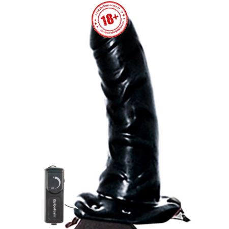 Pipedream Fetish Fantasy Series For Him Or Her Vibrating 20 cm Strap-On Black