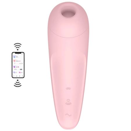 Satisfyer Curvy 2+ Pink Telefon Kontrollü Emiş Vibratör