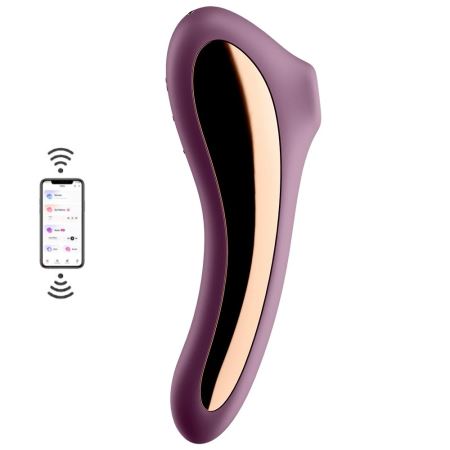 Satisfyer Dual Kiss Purple Telefon Kontrollü Emiş Güçlü Vibratör