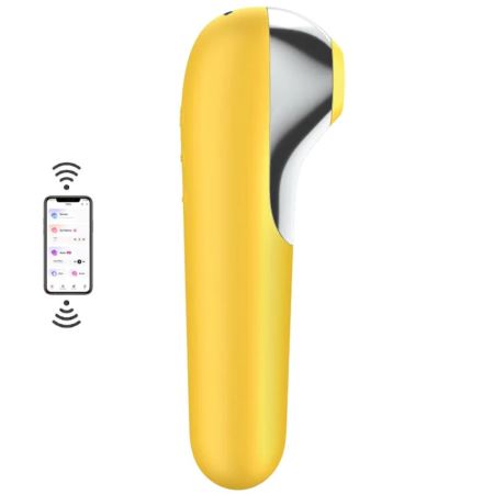 Satisfyer Dual Love Yellow Telefon Kontrollü Emiş Güçlü Vibratör