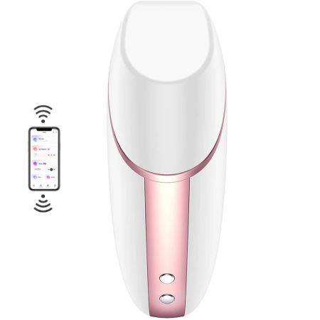 Satisfyer Love Triangle White Telefon Kontrollü Emiş Güçlü Vibratör