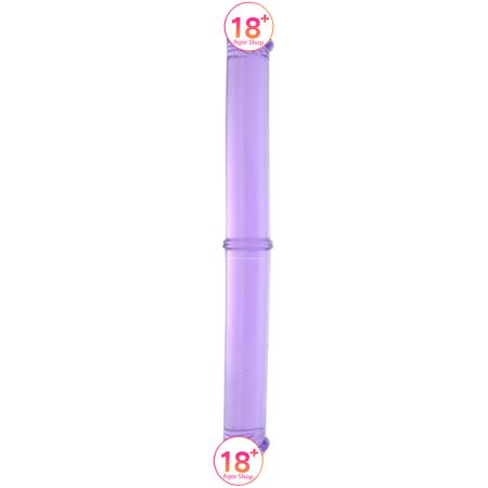 Seven Creations Twinzer Flexible Jel Doku Çift Taraflı Dildo