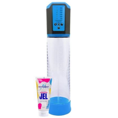 Sexual Passion Pump Lcd Bigger Man Blue 5 Mod Otomatik Penis Pompası ve Jel