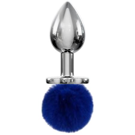 Sexual World Bunny Worx Exuise Tail Peluşlu Metal Anal Plug-Purple